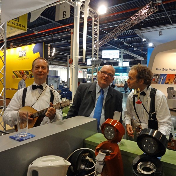 muziek stijlvol akoestisch mobiel muzikanten duo zwartwit Paratata Jaarbeurs Utrecht