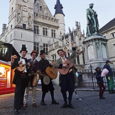 DICKENS MUSE muziek muzikanten kwartet akoestisch mobiel Aalst
