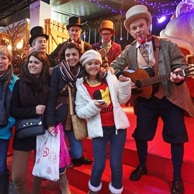 DICKENS MUSE muziek muzikanten kwartet akoestisch mobiel kerst (1)