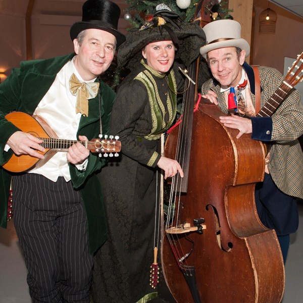 DICKENS MUSE muzikanten trio kasteel muziek akoestisch mobiel